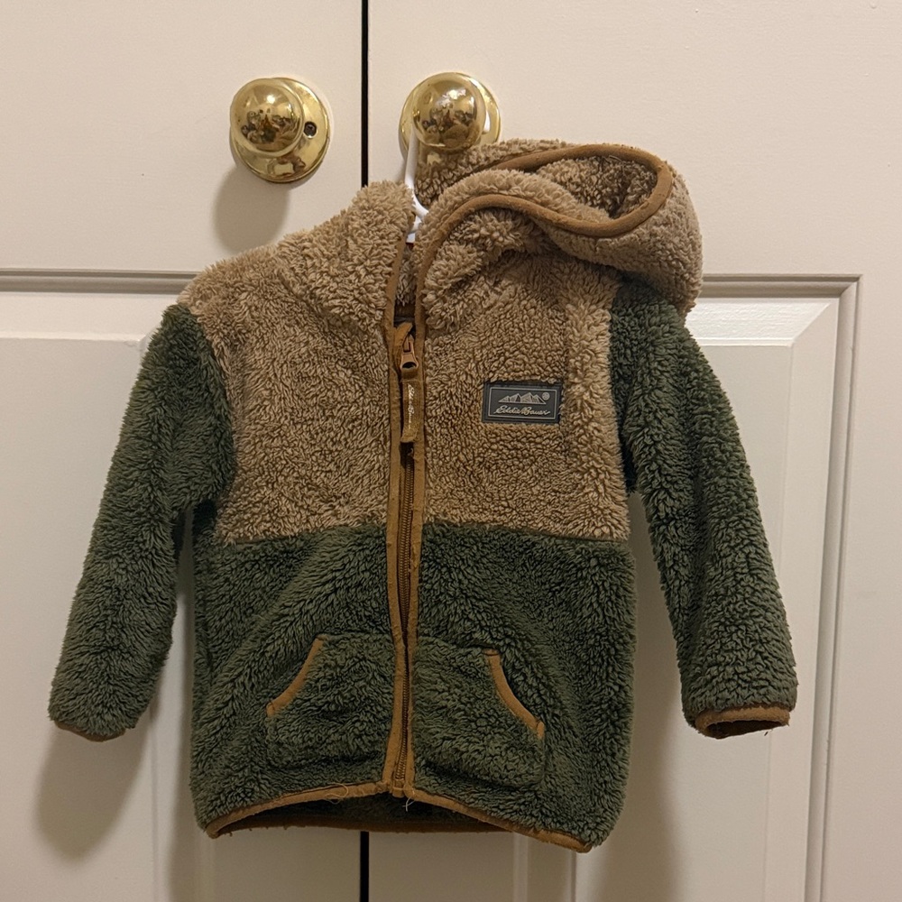 Eddie Bauer Brown and Green Kids Jacket